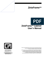 Zetaframe User Manual - Cleaned