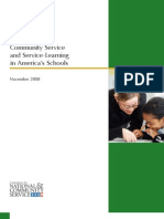 Community Service and Service-Learning in America's Schools: November 2008