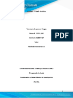 Unidad 2 - Fase 3 - Análisis - Yury - Lesmes