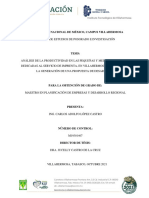 Análisis de La Productividad en Las Pequeñas y Medianas Empresas Dedicadas Al Servicio de Imprenta