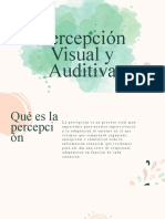 Percepción visual y auditiva: fases y claves