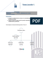 Tecnología Culinaria Tarea Lección 1