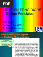 Light Emitting Diode - Design Principles: EBB 424E