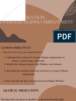 Group 9 Global Migration Overseas Filipino Employment
