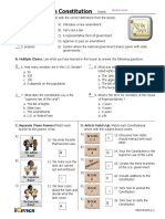 DL) 11. Anatomy of Constitution (Worksheet)