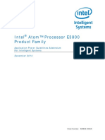 Atom E3800 Application Power Guidelines Addendum