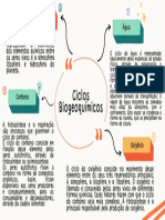 Mapa Mental Ciclos Biogeoquímicos - Bioquímica