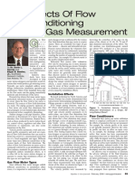 Effects Gas Flow Conditioning