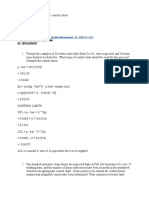 Quality Management Control Chart 2 - Attribute Control Chart