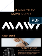 Market Research For MAWI BRAND