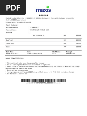 Receipt