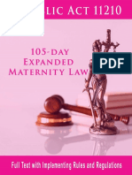 Republic Act 11210 - 105-Day Expanded Maternity Law