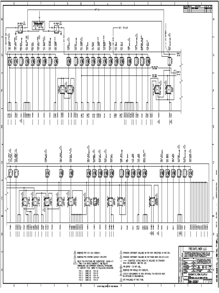 Freightliner Columbia Fusible Diagram | PDF
