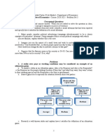 Universidad Carlos III de Madrid – Principles of Economics - Problem Set 3