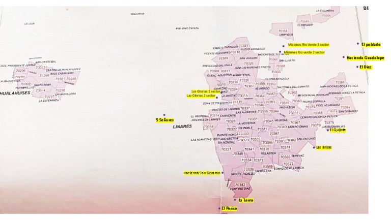 Mapa de Linares, Nuevo León | PDF