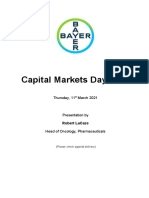 Bayer Capital Day 2021