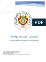 Técnicas Cualitativas de Investigación