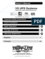 Tripp Lite Omnivs1500xl Manual de Usuario