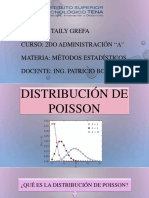 Metodos Estadisticos - Distribución de Poisson