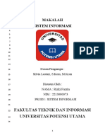 Makalah PTI Rizki Fazrin Sistem Informasi