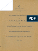 INC - La Escuela Nacional de Arte Escénico, Et Al (1946-2001)