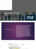 Innervation of Teeth Amirhossein Vaez MS121