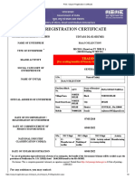 Udyam Registration Certificate