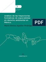 Análisis de Las Trayectorias Formativas de Especialistas en Derecho Ambiental en México