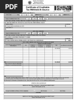 BIR Form 2307: Tax Withholding Certificate | PDF | Taxes | Value Added Tax