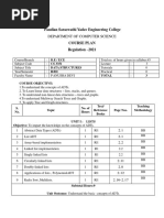 Data Structure Course Plan