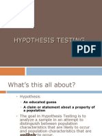 Hypothesis Testing 08052022 070212pm