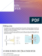 Difracción Fraunhofer