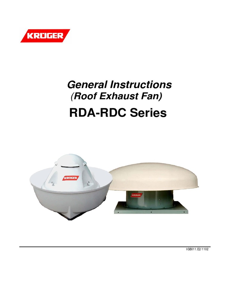 Roof Exhaust Fan Pdf Roof Duct Flow