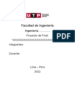 Estrucutura. PROYECTO de INVESTIGACIÓN. Cálculo Aplicado A La Física 1. UTP. Ciclo 2022 - II