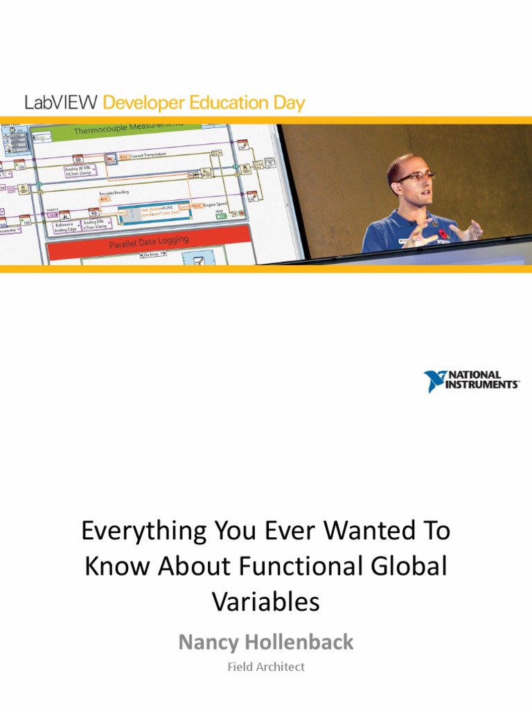 LabVIEW Functional Global Variables | PDF | Variable (Computer Science ...
