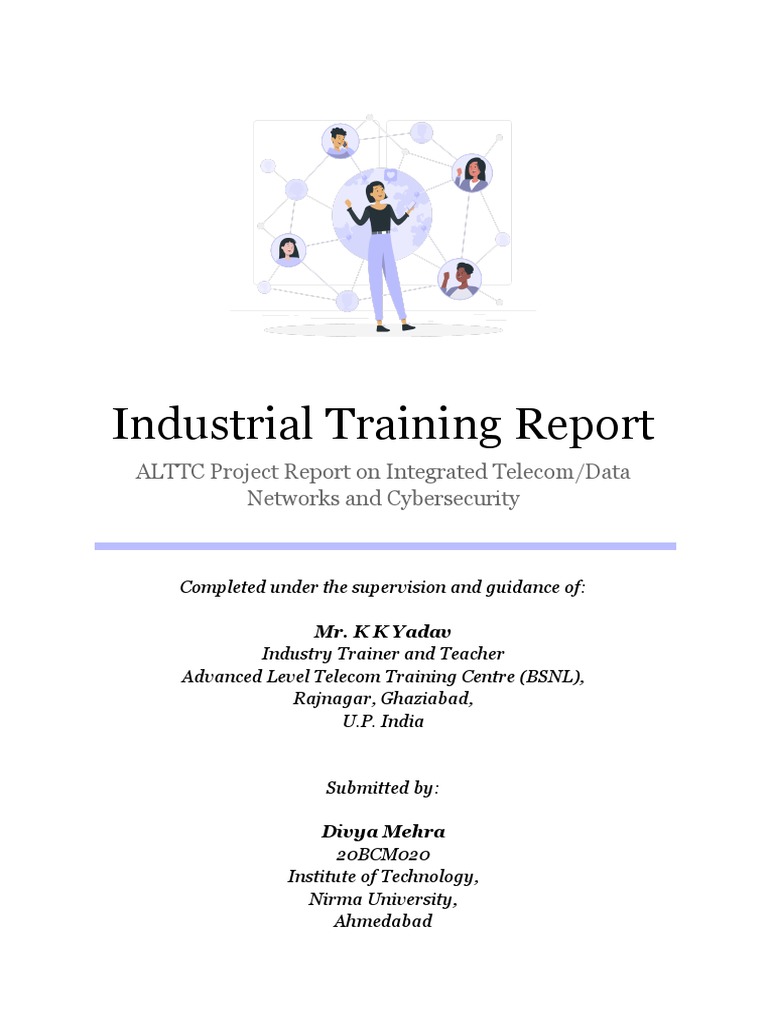 ALTTC Telecom Training Report by Divya Mehra | PDF | Computer Network ...