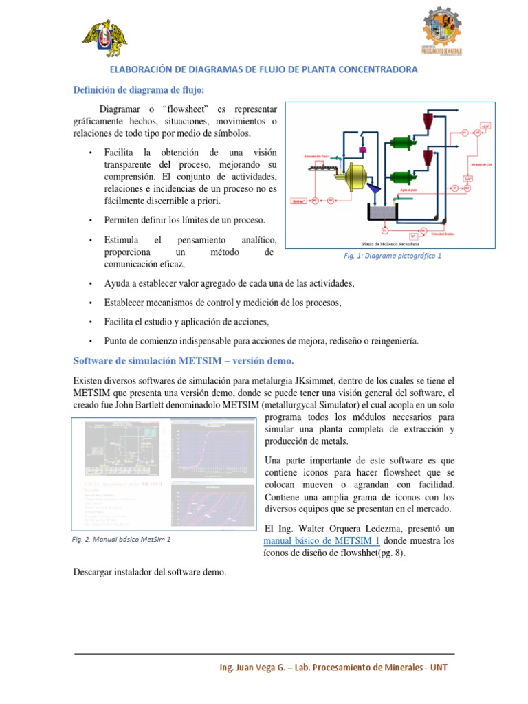 Elaboración de Diagramas de Flujo de Planta Concentradora | PDF ...