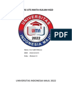 Tugas Uts Mata Kuliah KGD: Universitas Indonesia Maju 2022