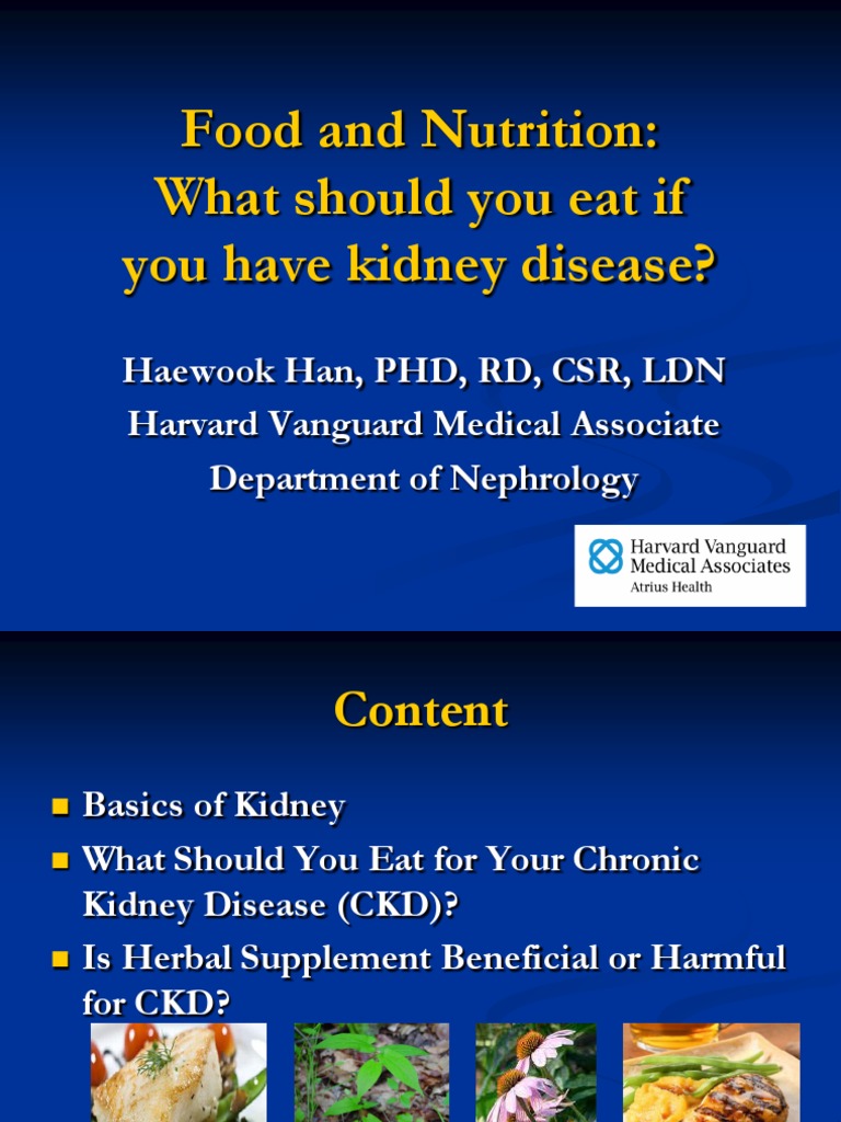 Kidney Disease Nutrition Guide | PDF | Chronic Kidney Disease | Dietary ...