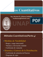 Métodos Cuantitativos: Ing. Herman B. Collazos Saldaña