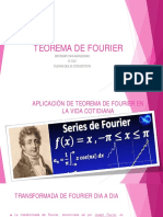 Aplicaciones de Teorema de Fourier