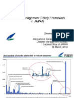 Disaster Management Policy Framework in JAPAN 19 March 2018