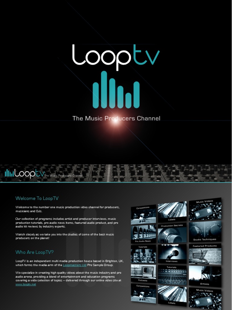 LoopTV The Music Producers Channel PDF Disc Jockey Entertainment