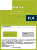 Chapter 3 C++ Coding Startups