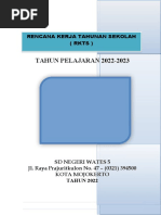 RKT SD 2025-2026: Rencana Kerja Tahunan | PDF