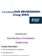 Foundation of Engineerig