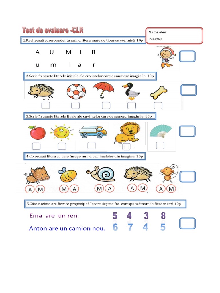 7 Test de Evaluare CLR | PDF
