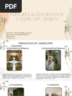 Principle& Elements of Landscape Design