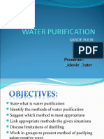 Water Purification Methods