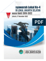 Buku Muslok Ke-4 Orari Jakarta Selatan 2022